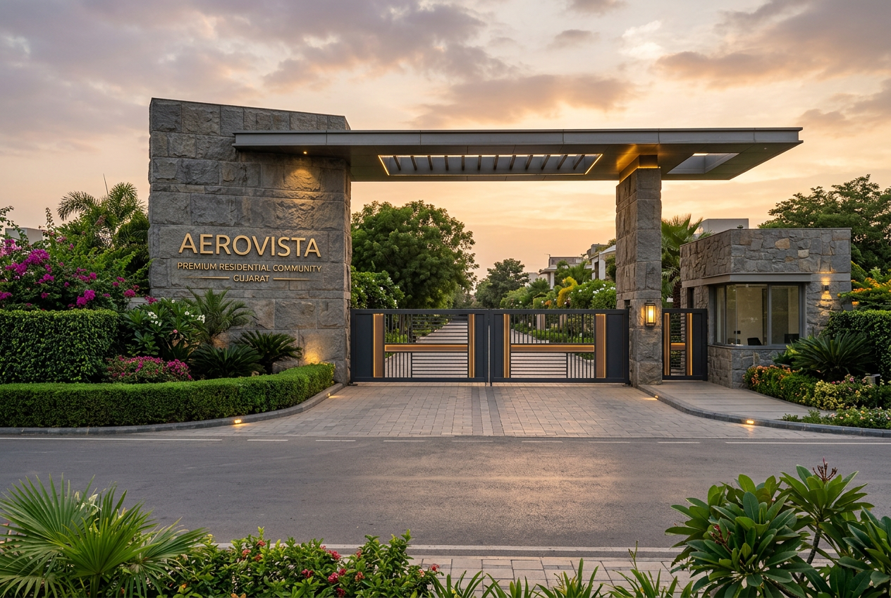 AeroVista gated community entrance