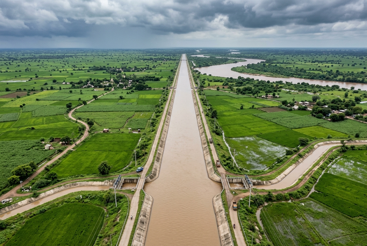 Artificial River Aerial