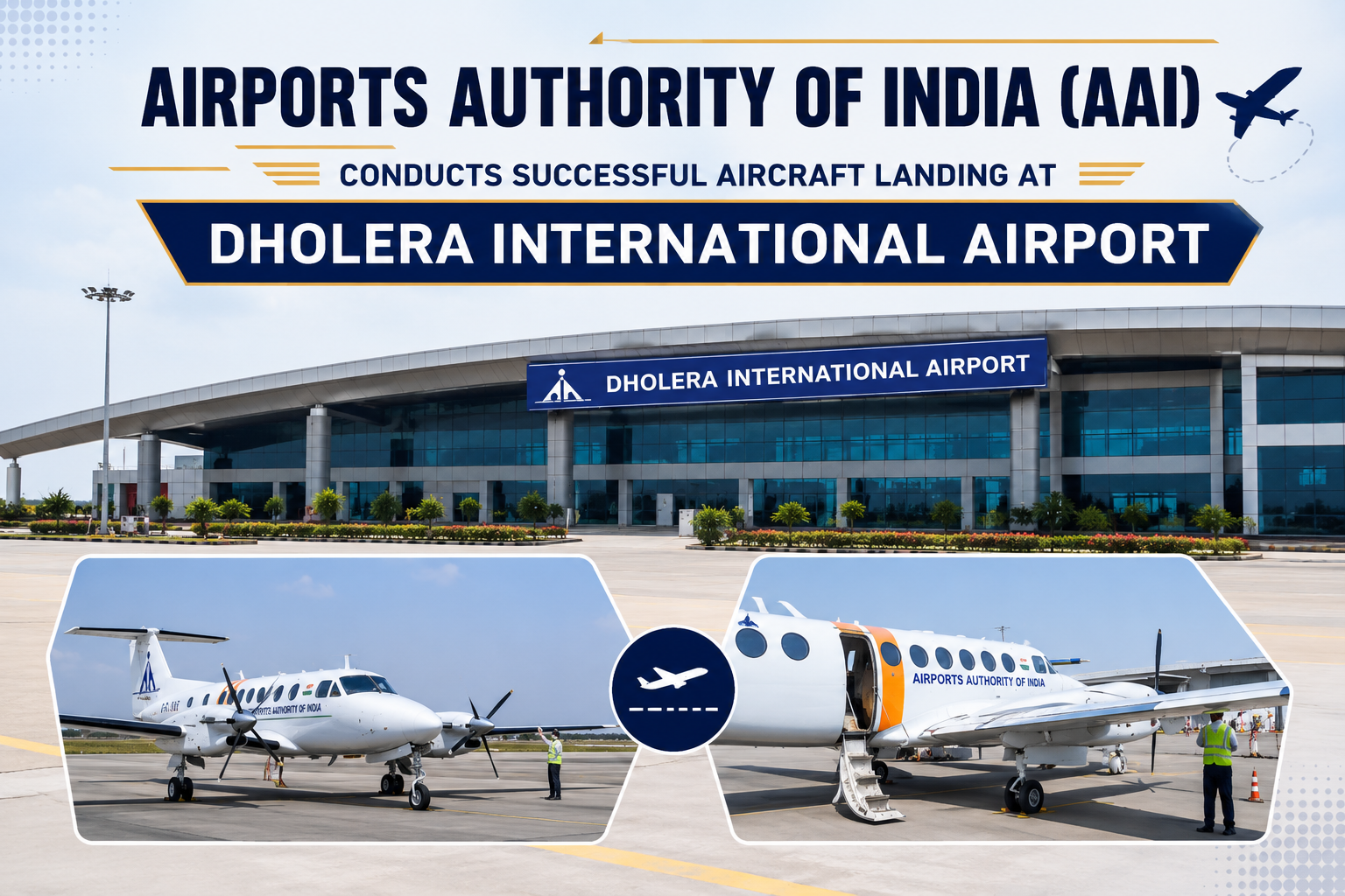 First test flight at Dholera International Airport - June 4, 2026